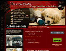 Tablet Screenshot of dogtrainingbyfrank.com